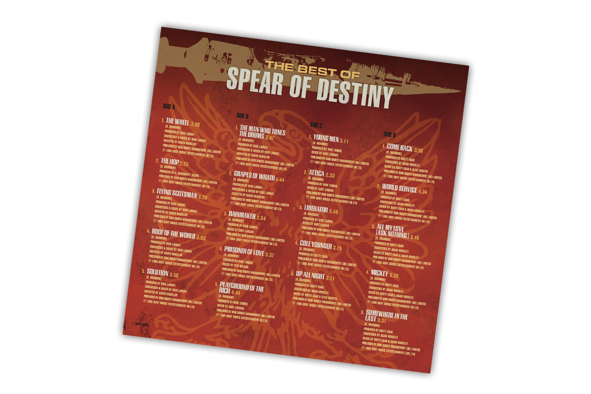 Spear Of Destiny: Best Of - MOVLP3581C
