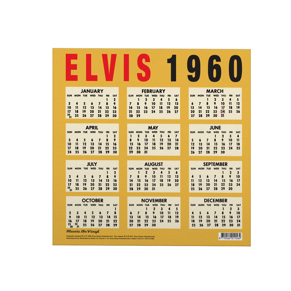 Elvis Presley: A Date With Elvis - MOVLP368G