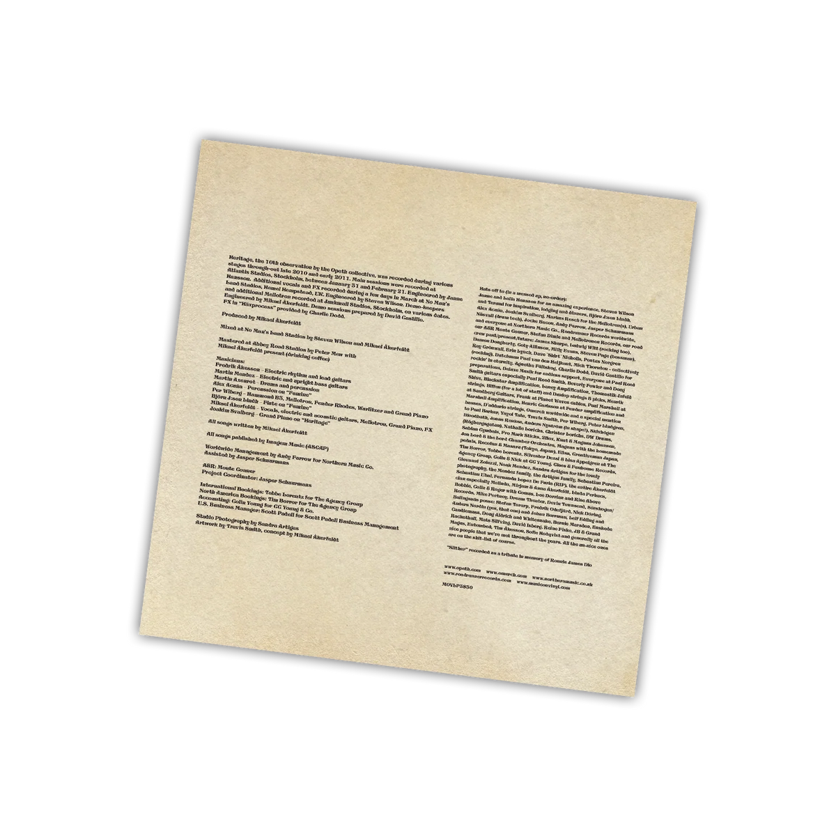 Opeth: Heritage - MOVLP3830