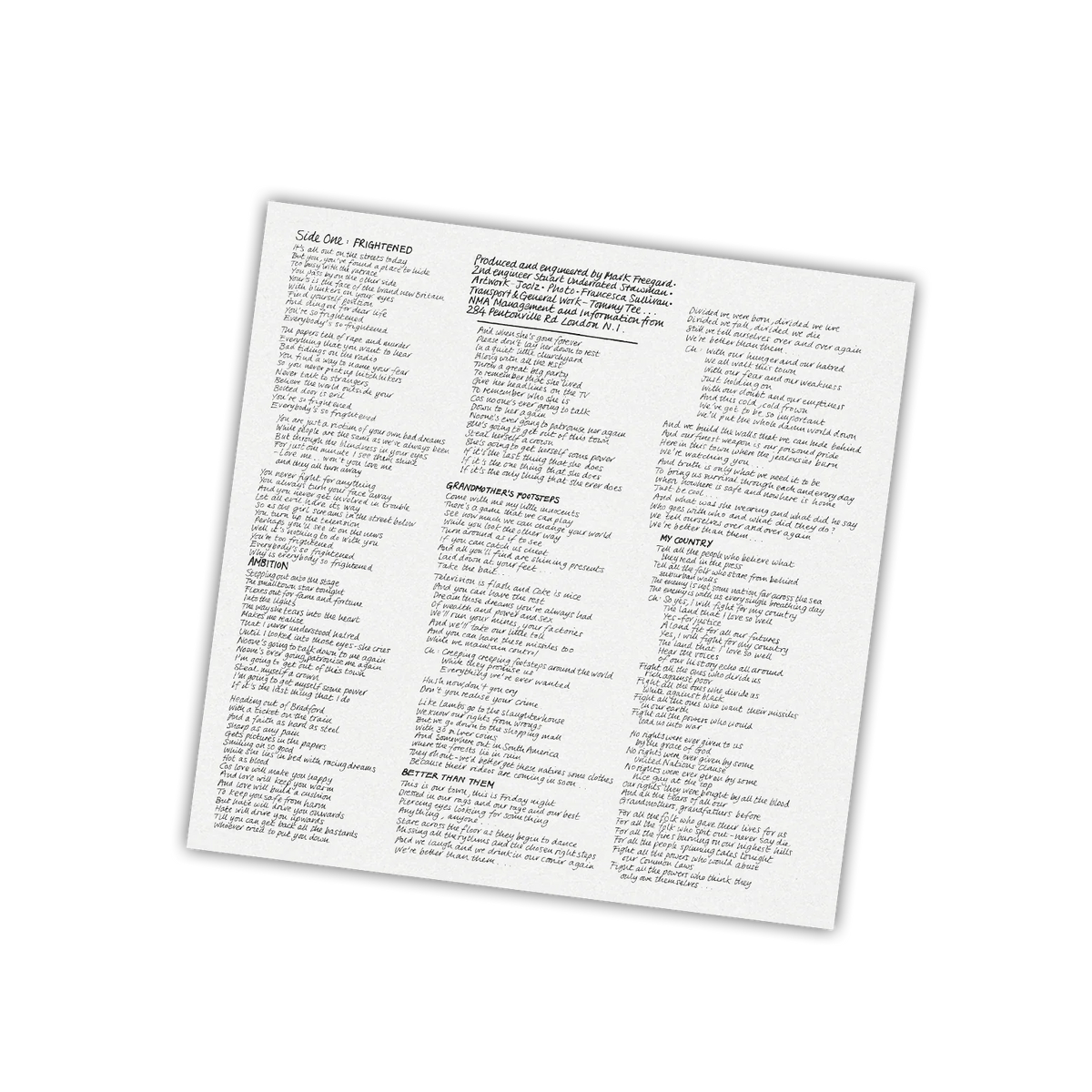 New Model Army: No Rest For The Wicked - MOVLP3868