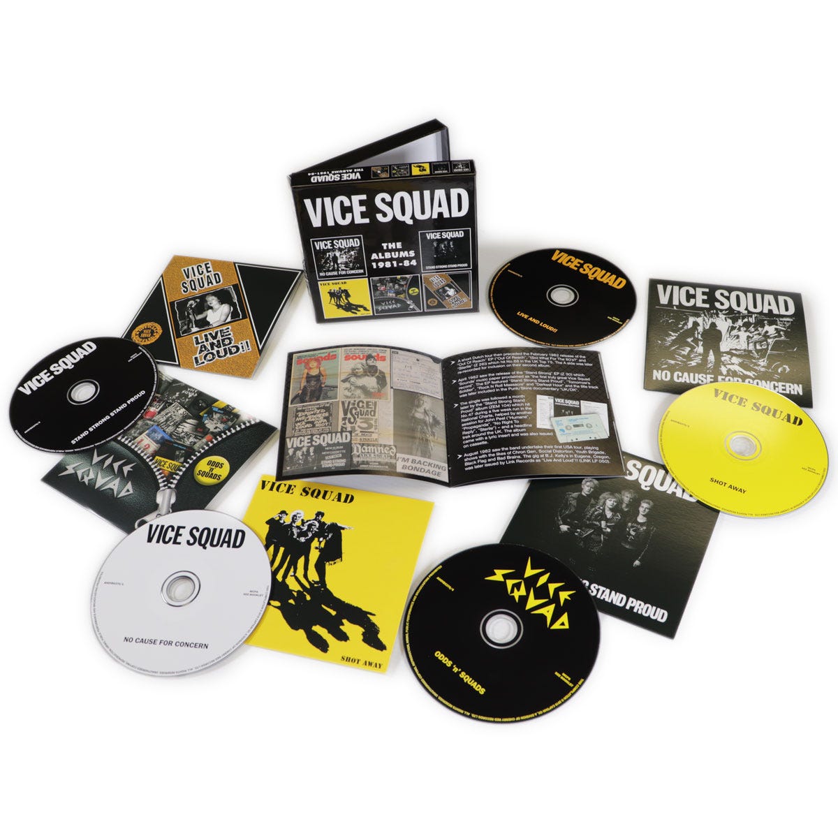 AHOYBX370 - The Albums 1981-84: 5cd Boxset - Vice Squad