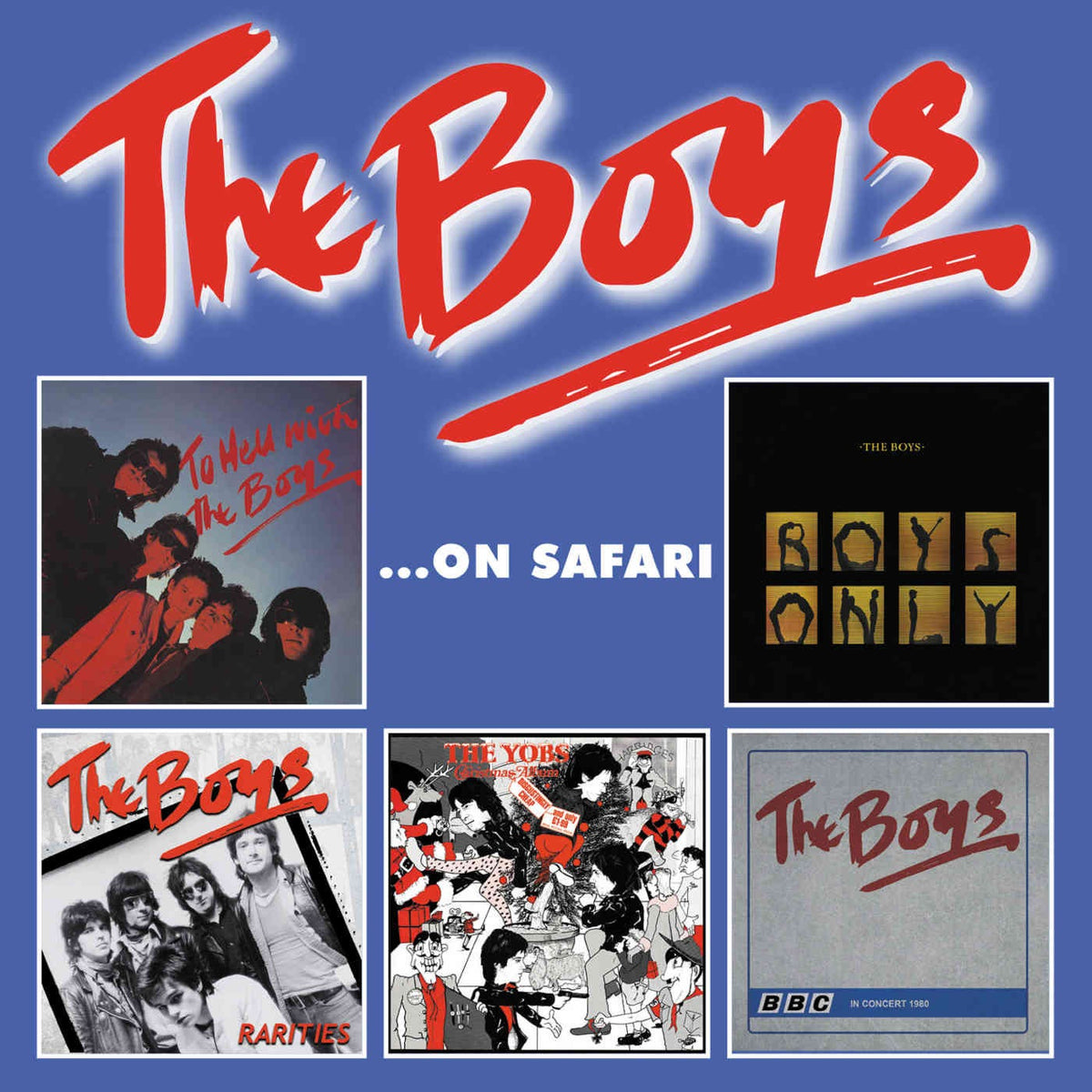AHOYBX373 - The Boys On Safari: 5cd Clamshell Boxset - The Boys
