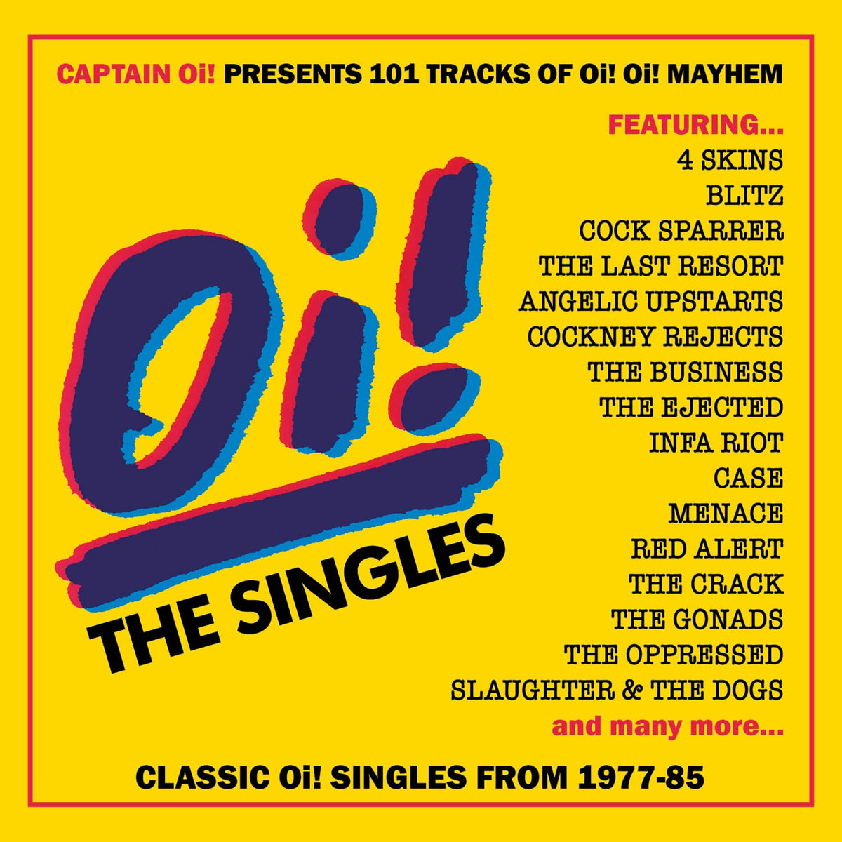 AHOYBX393 - Oi! The Singles 4cd Clamshell Box - Various Artists