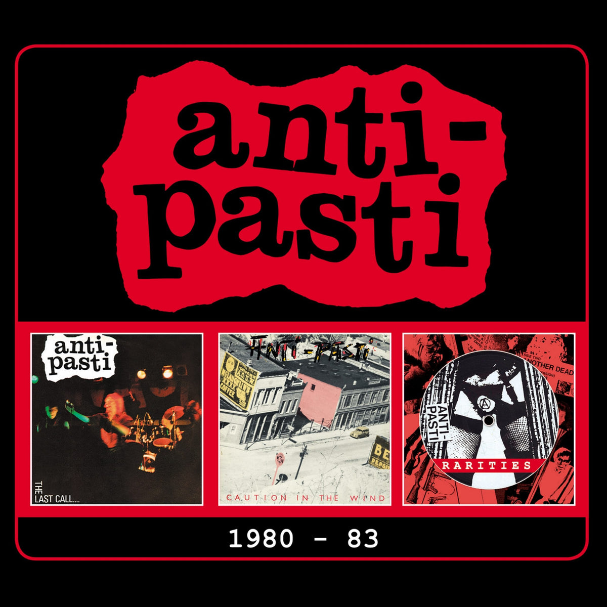 AHOYT375 - 1980-83: 3cd Digipak - Anti-pasti