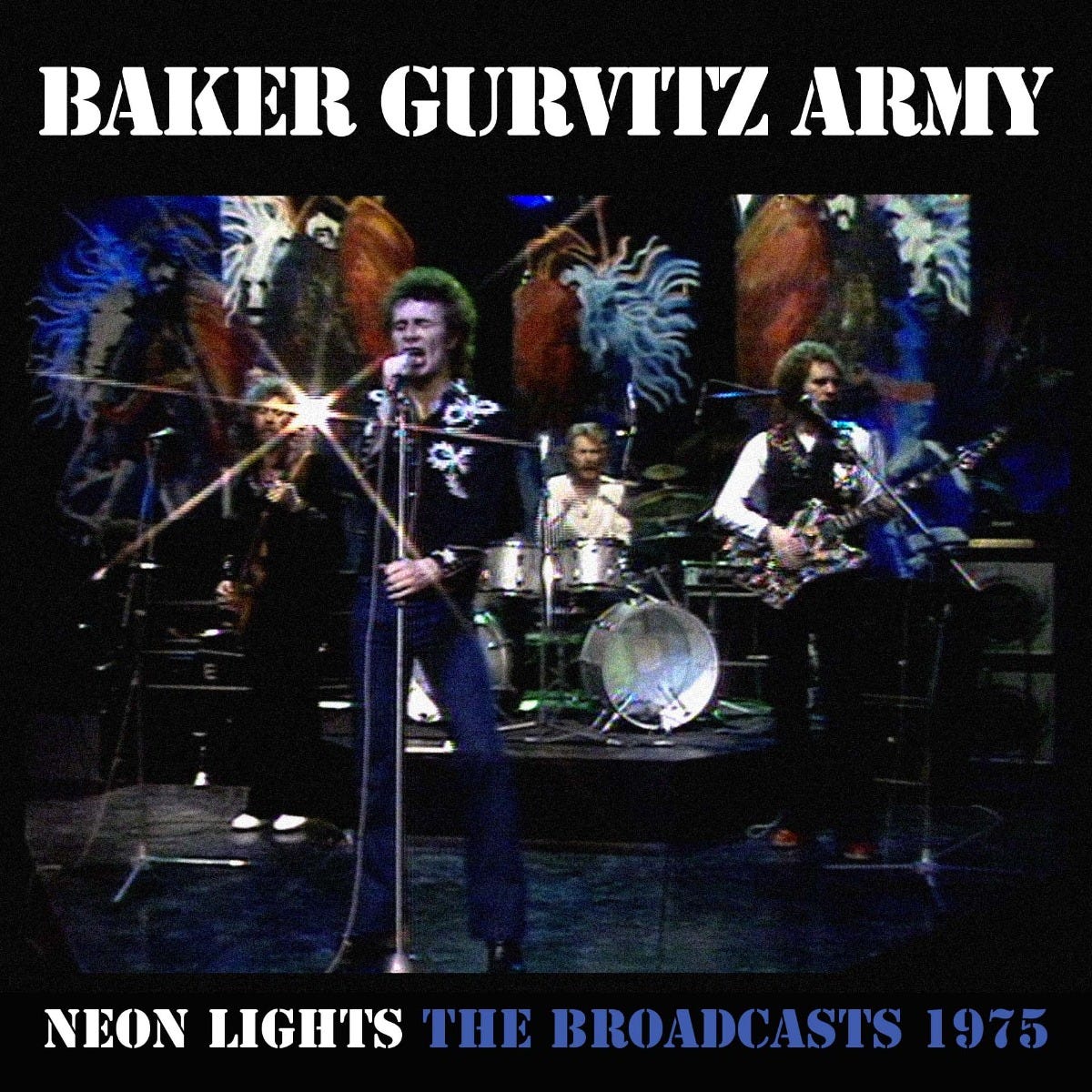ECLEC52854 - Neon Lights - The Broadcasts 1975 3cd/2dvd Clamshell Box - Baker Gurvitz Army