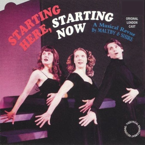 CDJAY1254 - Starting Here Starting Now - Original London Cast