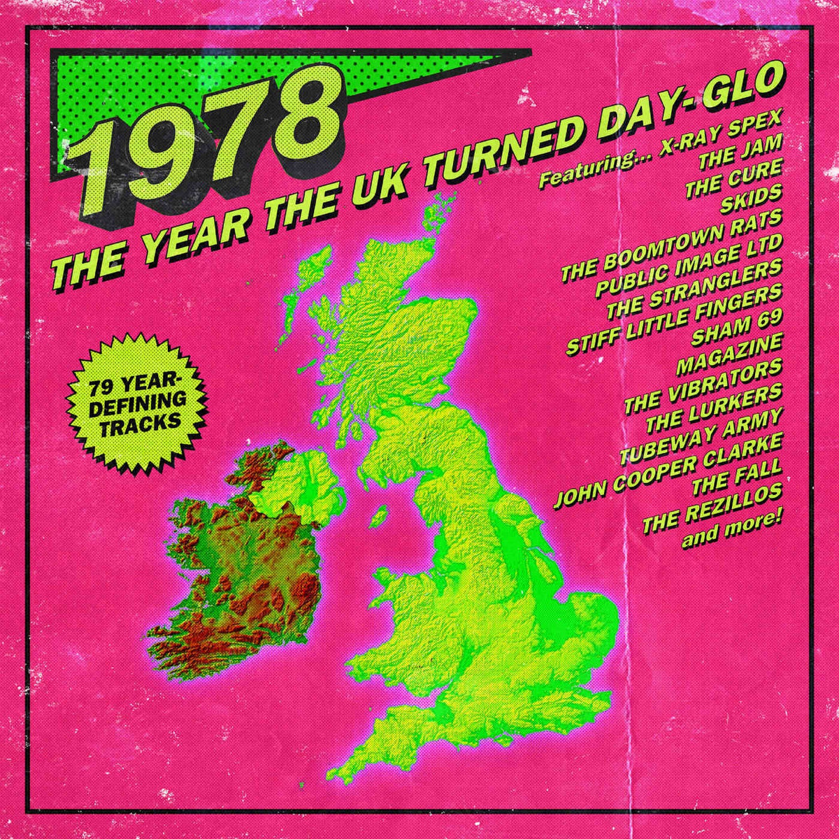 CDTRED818 - 1978 ~ The Year The Uk Turned Day-glo - Various Artists