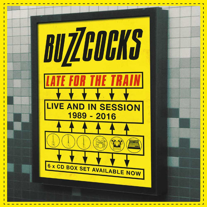 CRCDBOX103 - Late For The Train ~ Live And In Session 1989-2016 Boxset - Buzzcocks