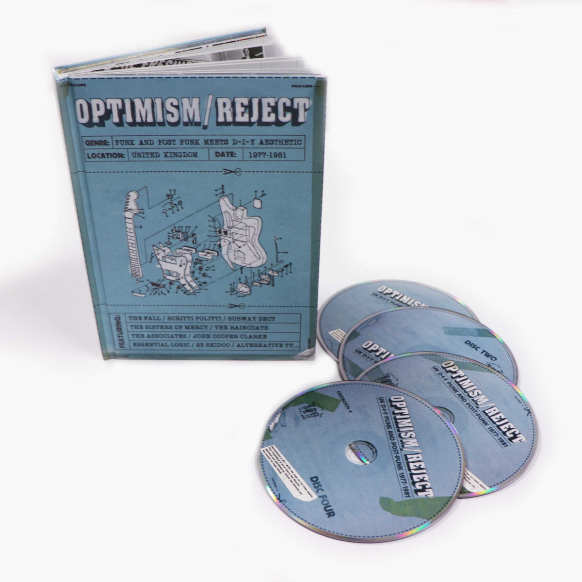 CRCDBOX74 - Optimism / Reject ~ Punk And Post-punk Meets D-i-y Aesthetic 1977-1981 - Various Artists