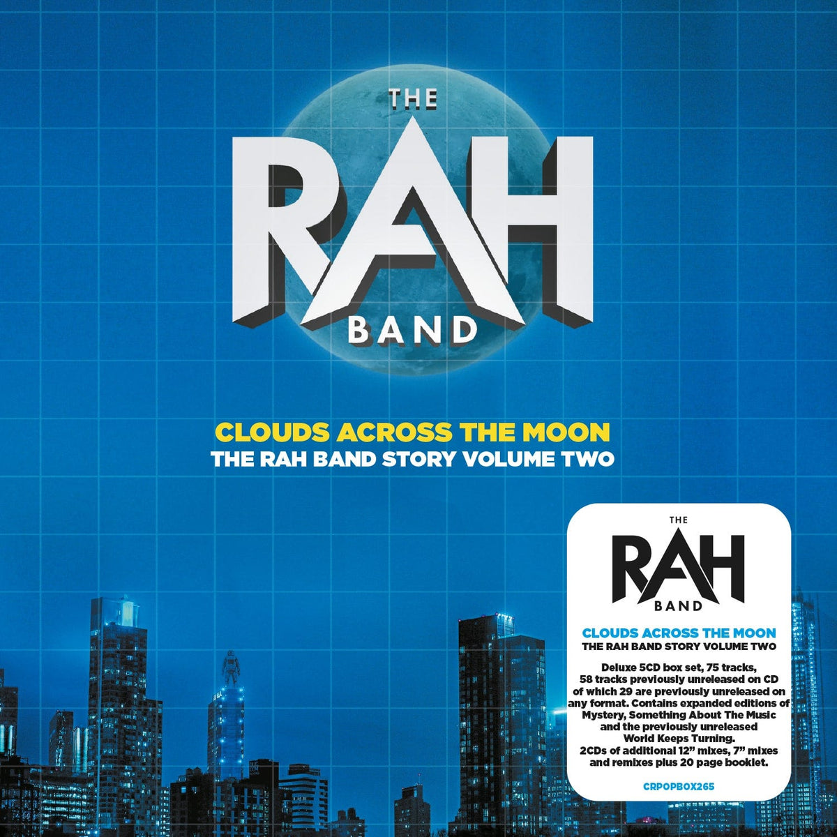 CRPOPBOX265 - Clouds Across The Moon - The Rah Band Story Volume Two 5cd Clamshell Box - The Rah Band