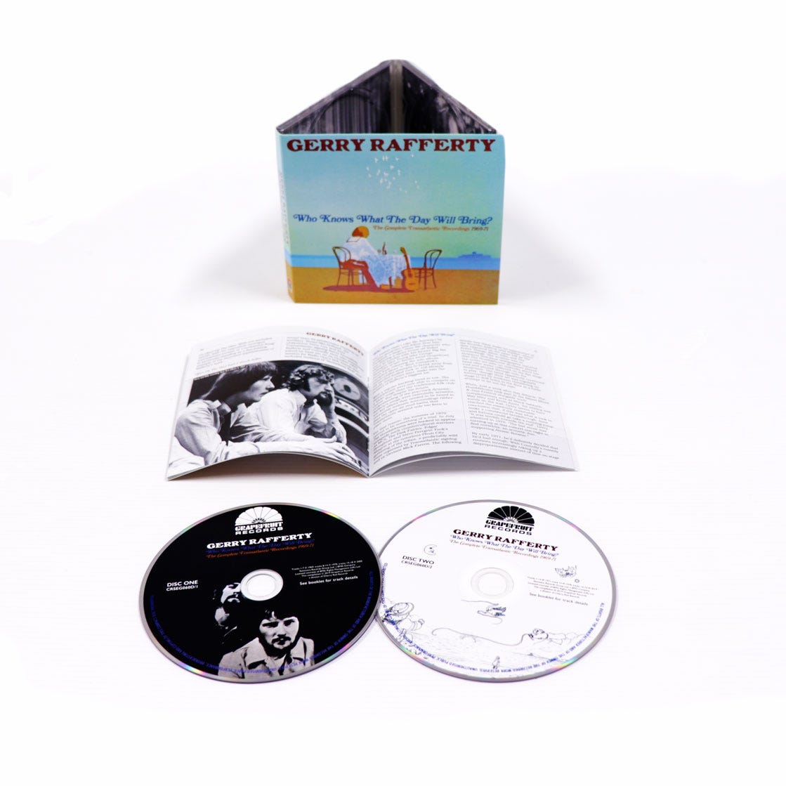 CRSEG060D - Who Knows What The Day Will Bring? The Complete Transatlantic Recordings 1969-1971: 2cd Digipak - Gerry Rafferty