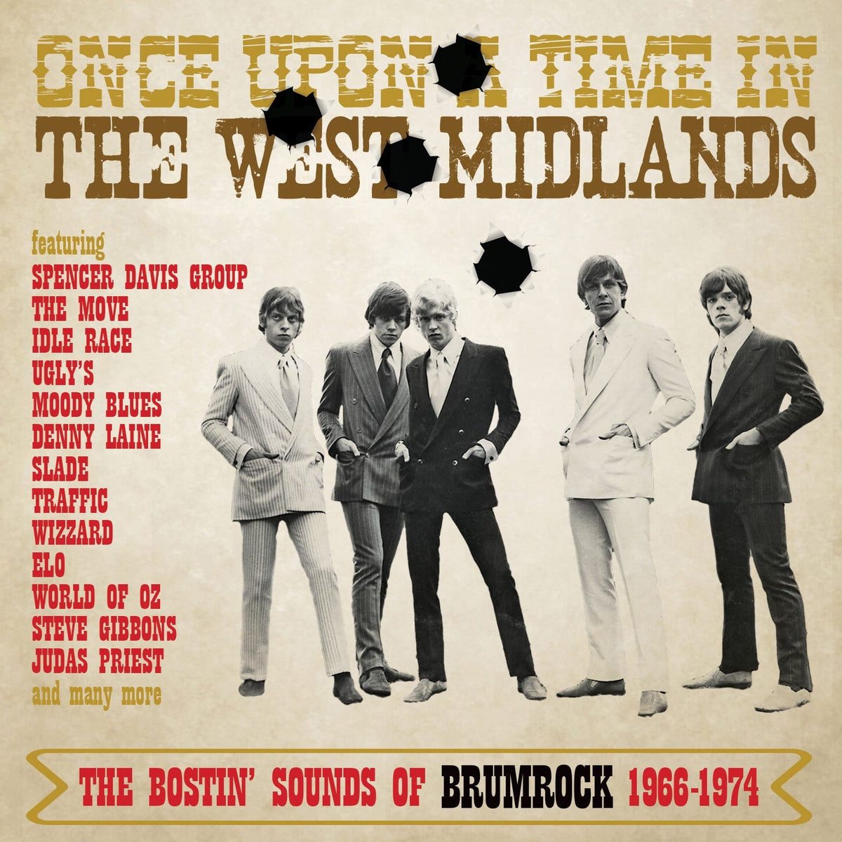 CRSEGBOX105 - Once Upon A Time In The West Midlands - The Bostin? Sounds Of Brumrock 1966-1974 - Various Artists