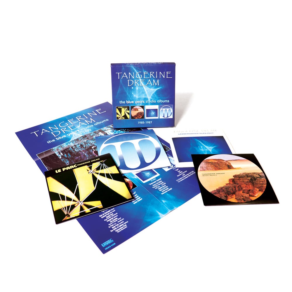 EREACD41038 - The Blue Years Studio Albums: 1985-1987 - Tangerine Dream