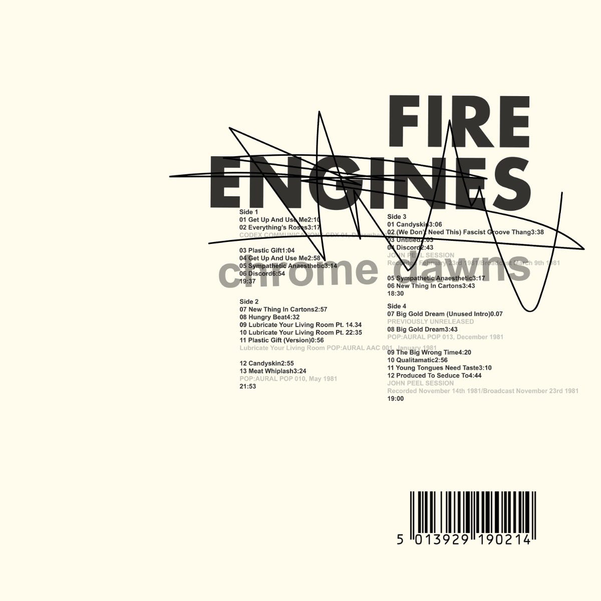 BRED2LP902 - Chrome Dawns 2lp Vinyl Edition - Fire Engines