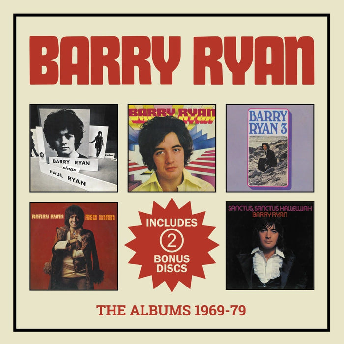 GLAM5BOX201 - The Albums 1969-79 5cd Clamshell Box - Barry Ryan