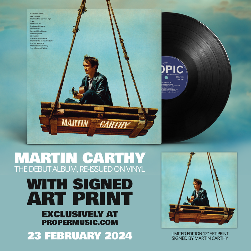 Martin Carthy 2023 Reissue with Signed Print by Martin Carthy on Topic - TTSLP005