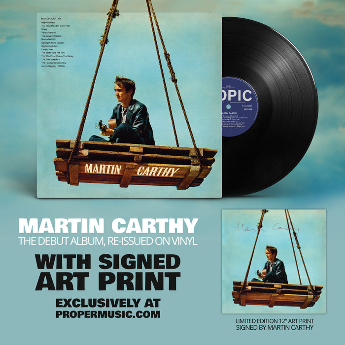 Martin Carthy 2023 Reissue with Signed Print by Martin Carthy on Topic - TTSLP005
