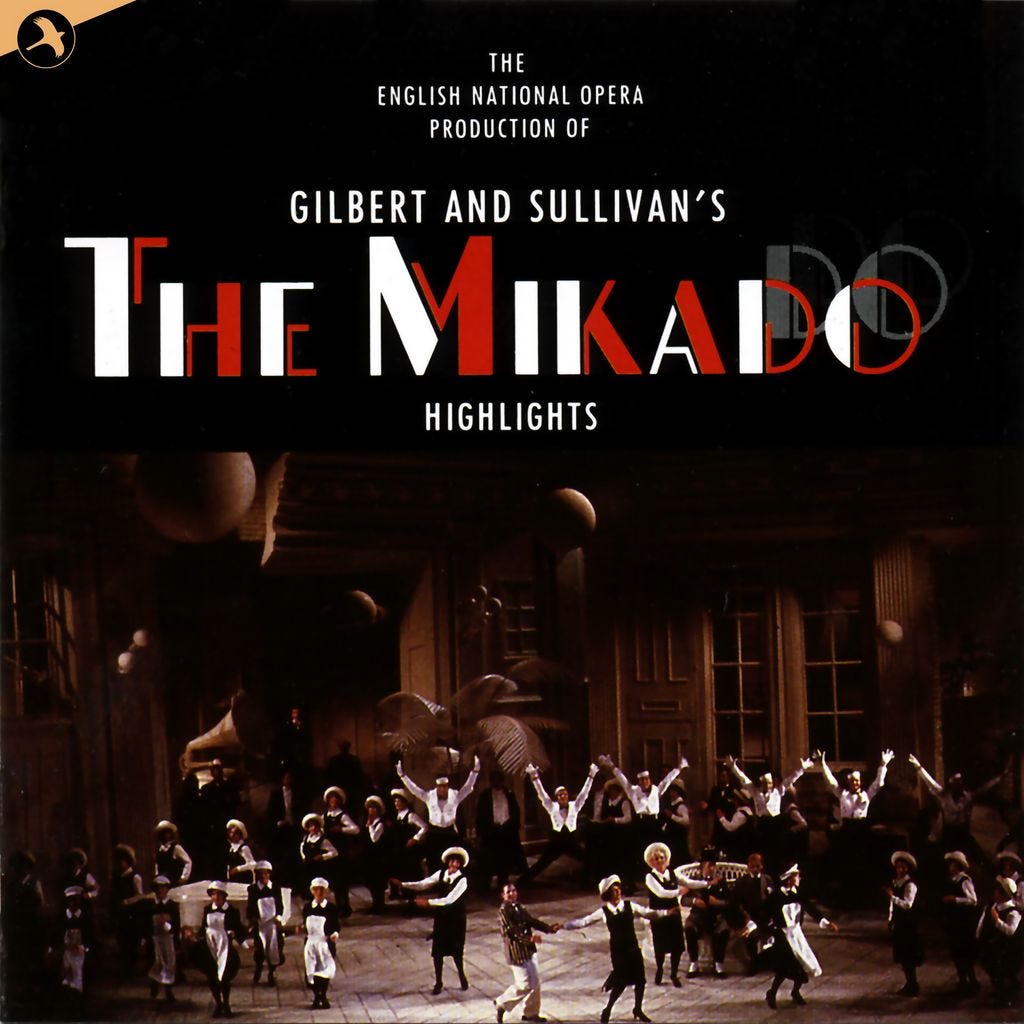 CDJAY1321 - The Mikado (eno) - Original Studio Cast (first Complete Recording)