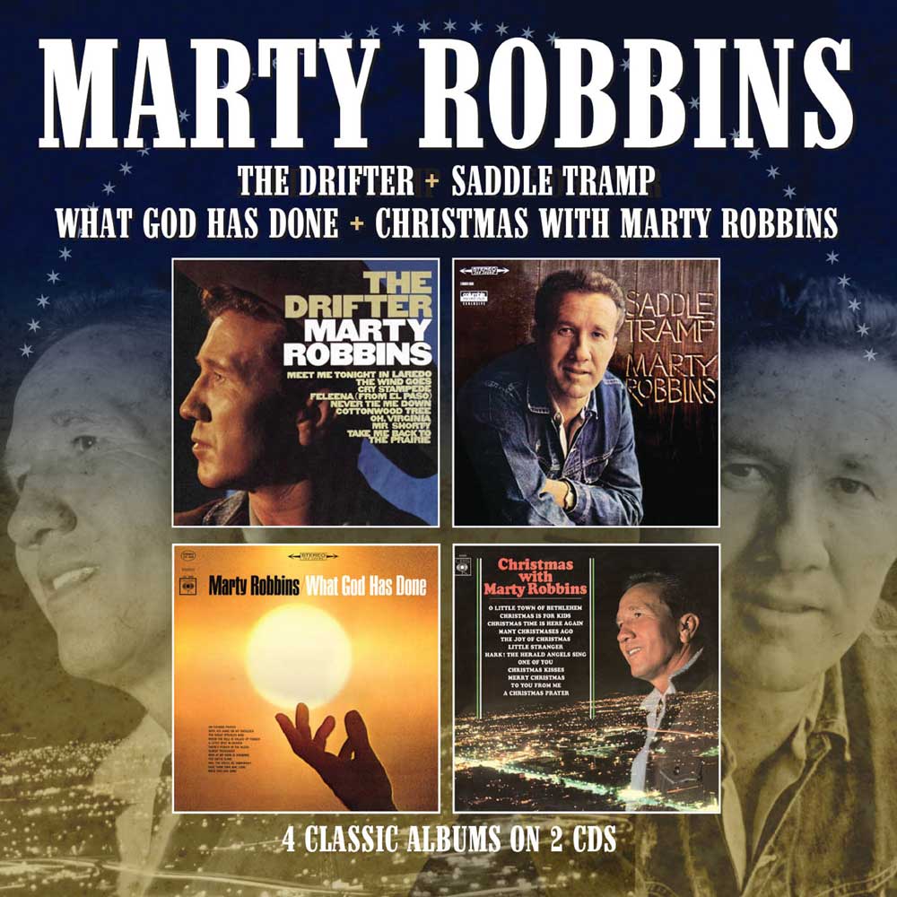 MRLL84D - The Drifter / Saddle Tramp / What God Has Done / Christmas With - Marty Robbins