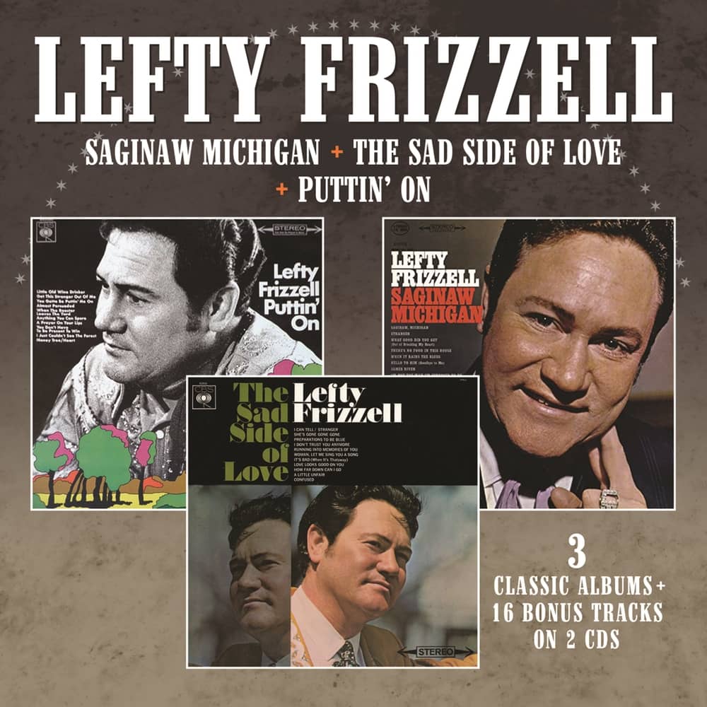 MRLL99D - Saginaw Michigan / The Sad Side Of Love Puttin' On (plus 16 Bonus Tracks) (2cd) - Lefty Frizzell