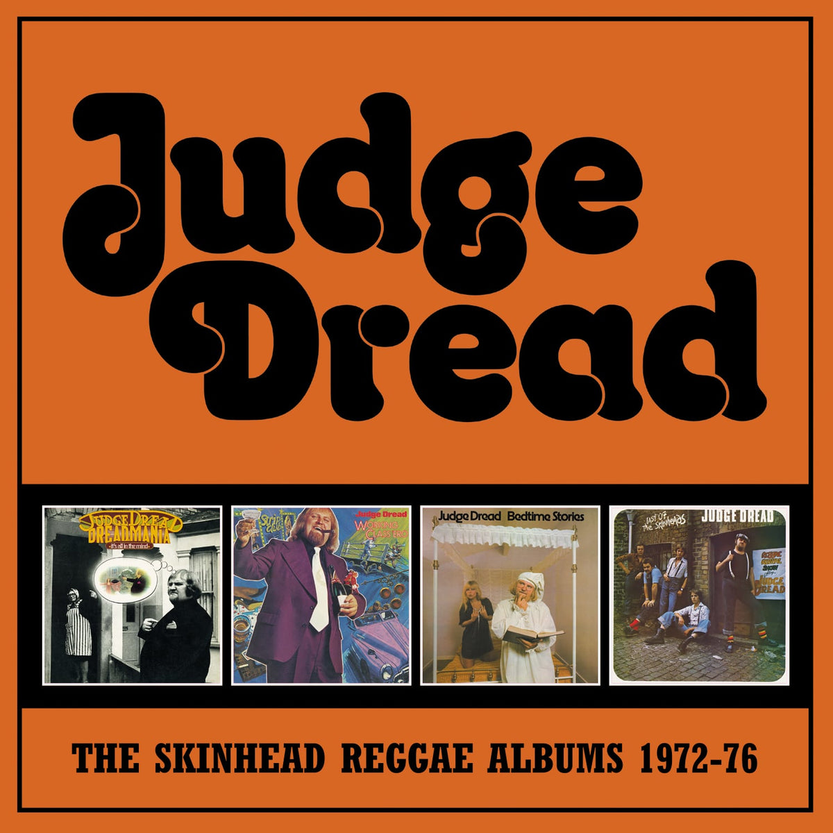 PDROPBOX30 - The Skinhead Reggae Albums 1972-76 4cd Clamshell Box - Judge Dread