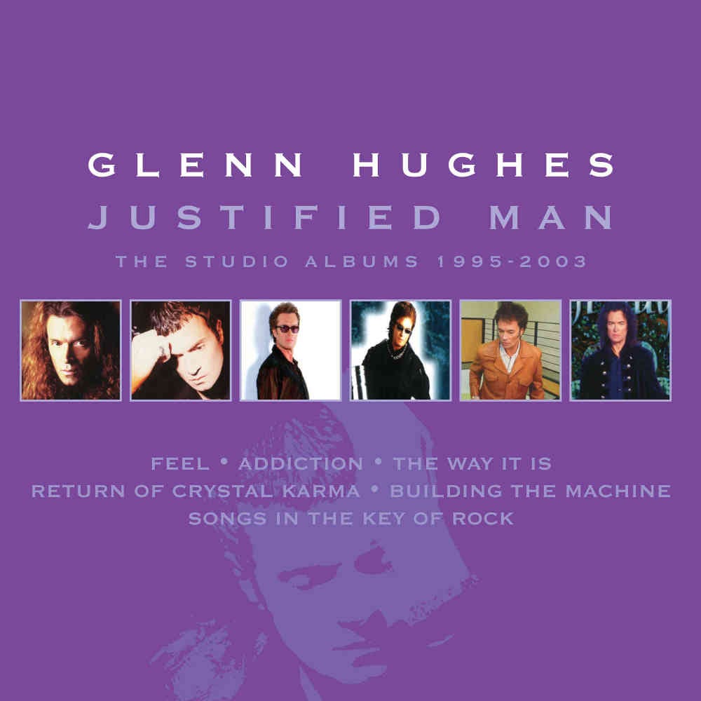 PURPLEBOX020 - Justified Man: The Studio Albums (1995-2003) (6cd) - Glenn Hughes
