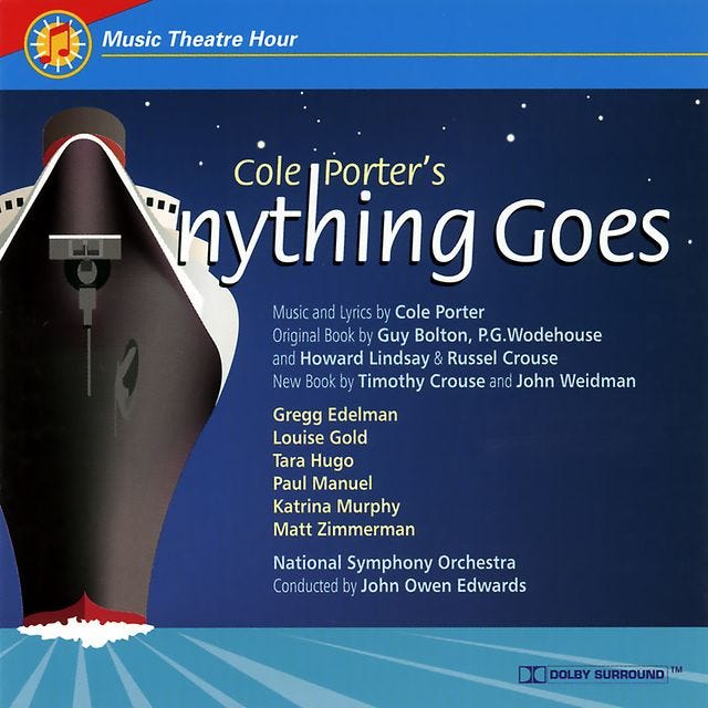 CDJAY1374 - Anything Goes - Original Studio Cast (highlights) Music Theatre Hour