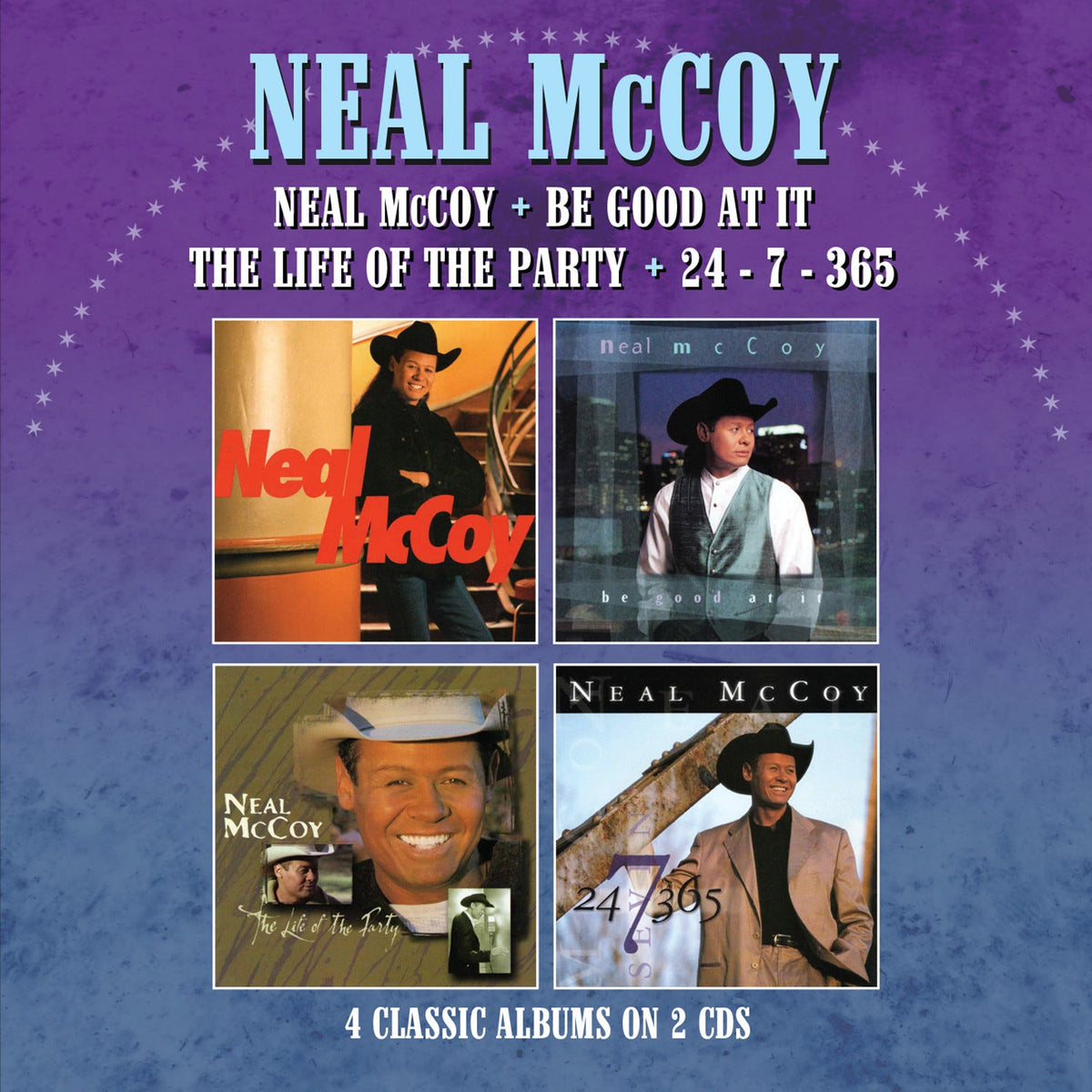 QMRLL110DZ - Neal Mccoy/be Good At It/the Life Of The Party/24-7-365 - 2cd Edition - Neal Mccoy