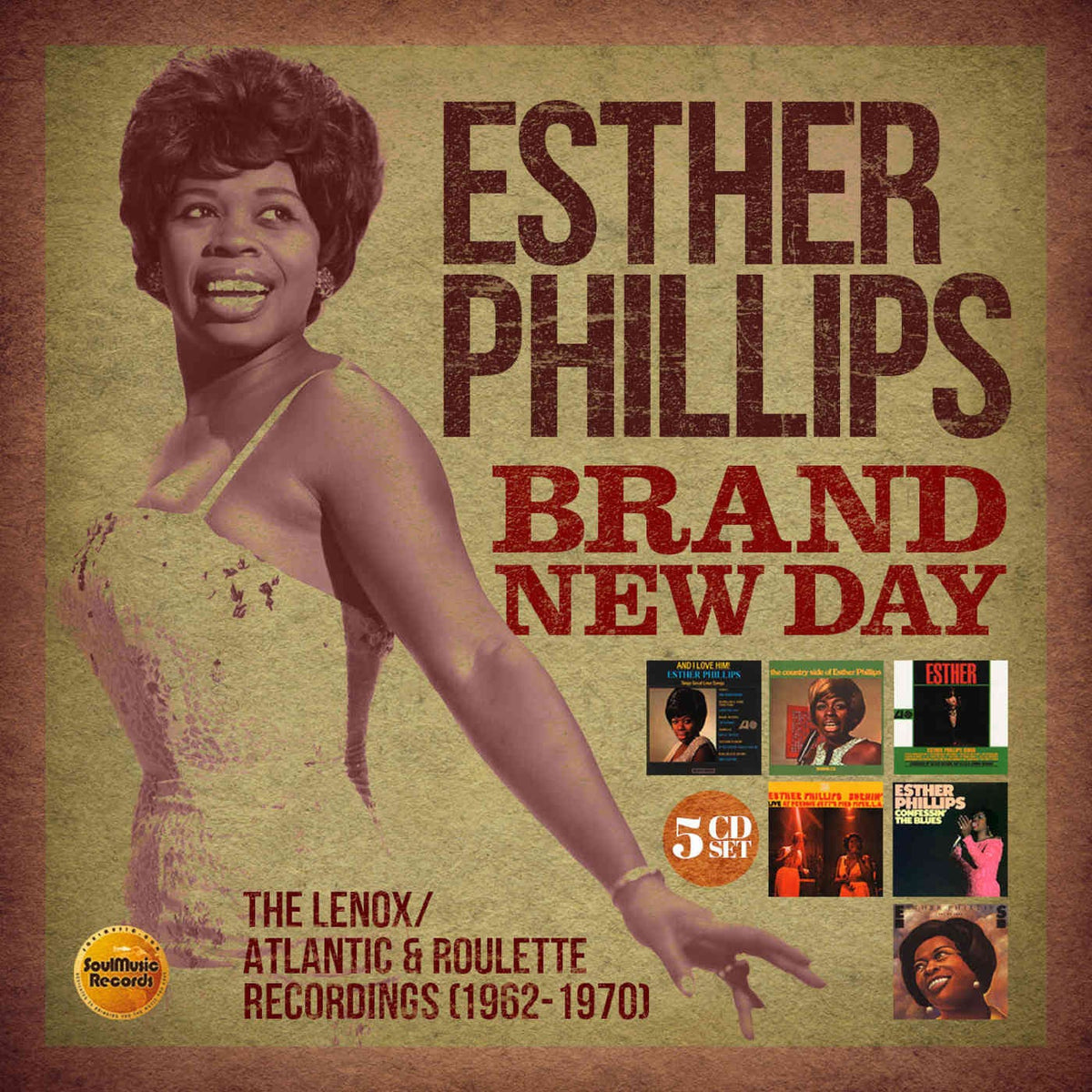 QSMCR5194BX - Brand New Day ~ The Lenox / Atlantic & Roulette Recordings (1962-1970) (5cd) - Esther Phillips