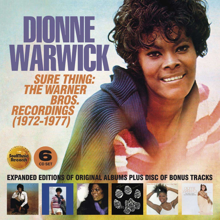 QSMCR5207BX - Sure Thing - The Warner Brothers Recordings 1972-1977 6cd Clamshell Box Set - Dionne Warwick