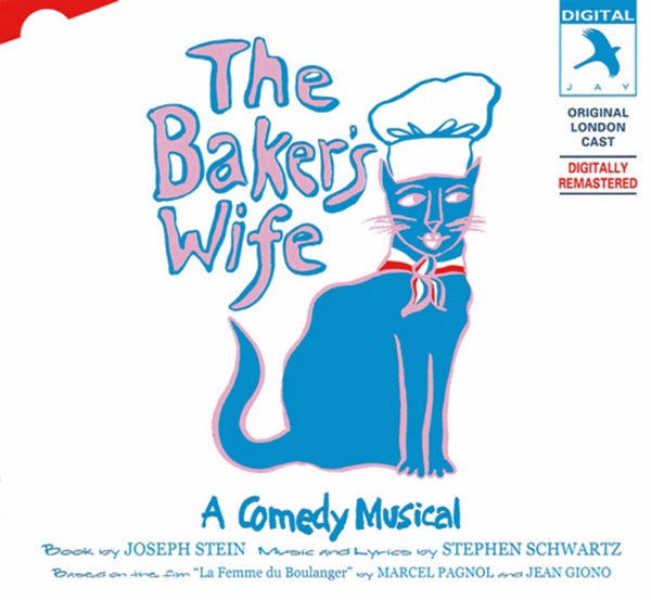 CDJAY21323 - The Baker's Wife - Original London Cast Highlights (music Theatre Hour)