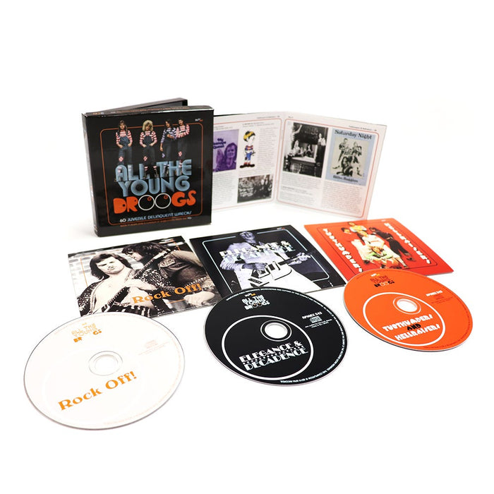 RPMBX543 - All The Young Droogs: 60 Juvenile Delinquent Wrecks - Various Artists