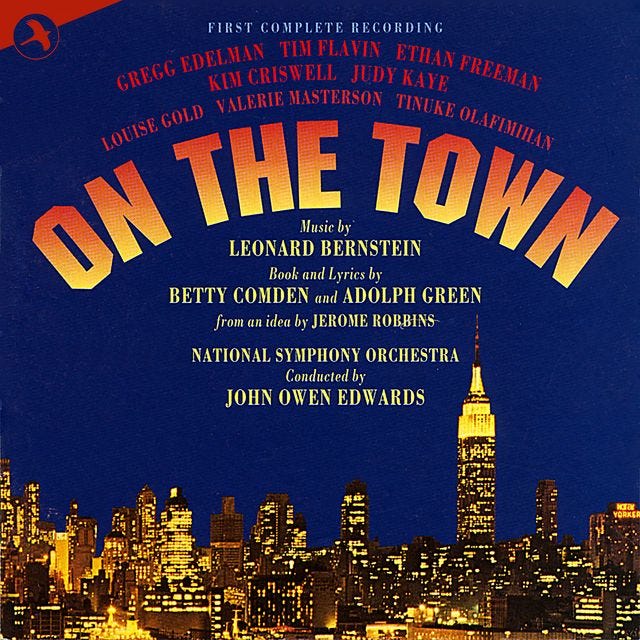 CDJAY21231 - On The Town - Original Studio Cast (first Complete Recording)