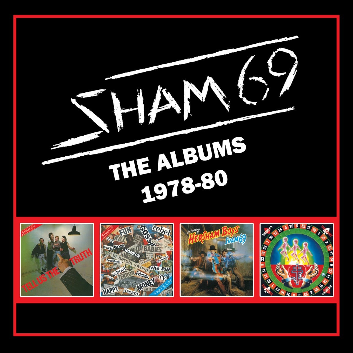SHAM 69: THE ALBUMS 1978-80 4CD CLAMSHELL BOX – Proper Music
