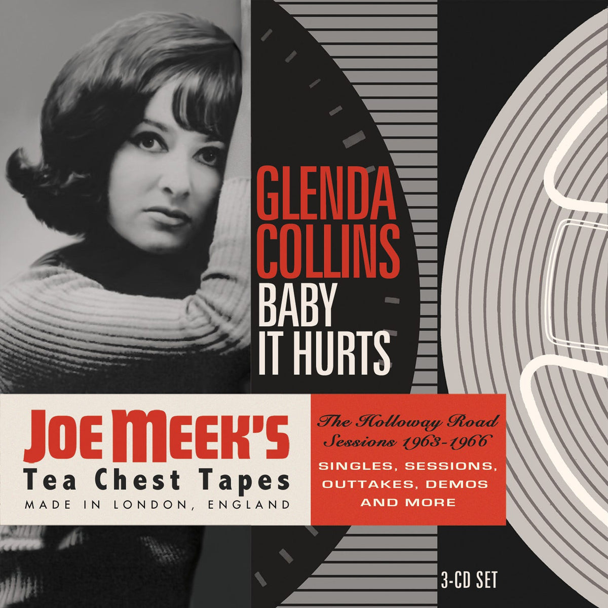 TCTBX6 - Baby It Hurts - The Holloway Road Sessions - 3cd Clamshell Box - Glenda Collins