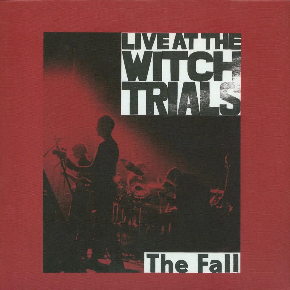 BRED752X - Live At The Witch Trials - 12 Black Vinyl Edition - The Fall