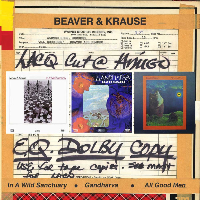 WPSALM2393D - In A Wild Sanctuary / Gandharva / All Good Men - Beaver & Krause