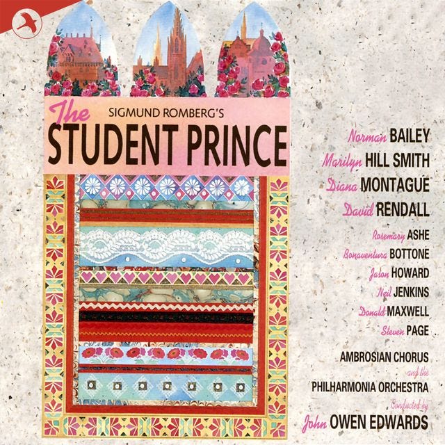CDJAY21252 - The Student Prince - Original Studio Cast (highlights)