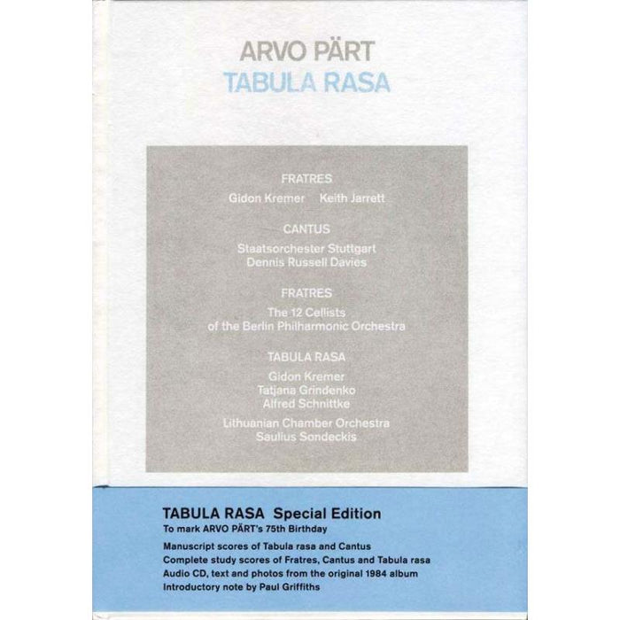 Gidon Kremer, Keith Jarrett, Staatsorchester Stuttgart & Dennis Russell Davies: Arvo Part: Tabula Rasa (Deluxe Edition)