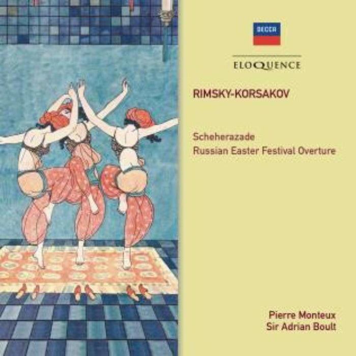 LSO, Pierre Monteux,; London Philharmonic Orchestra, Adrian: Rimsky-Korsakov: Scheherazade. Russian Easter Festival Overt