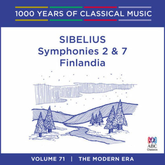 Various: Sibelius - Symphonies 2 & 7, Finlandia: 1000 Years Of Classical Music Vol. 71