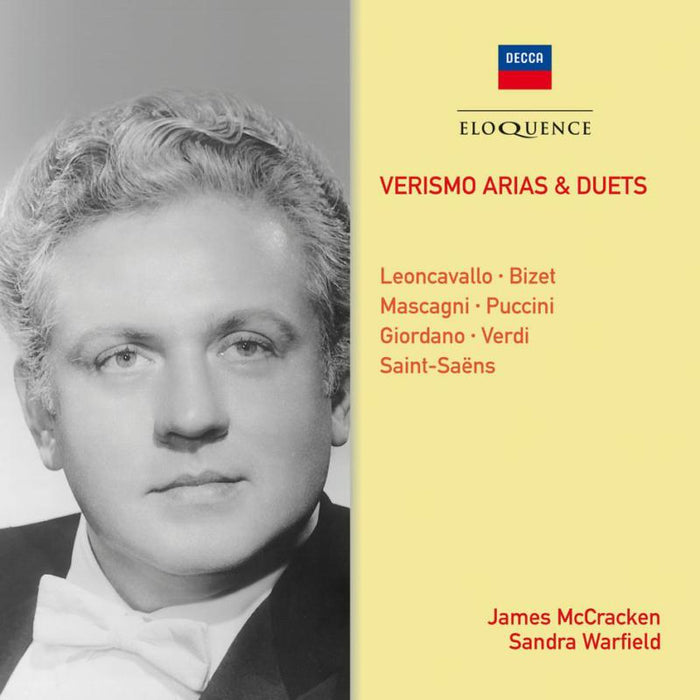 James McCracken; Sandra Warfield; Various Orchestras: Verismo Arias And Duets