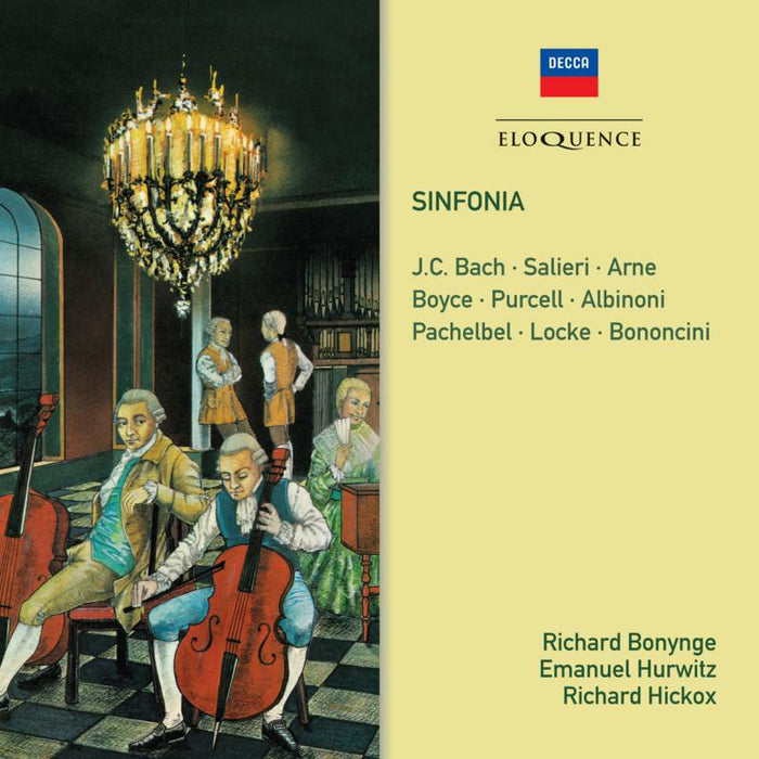 Richard Bonynge, Emanuel Hurwitz, Richard Hickox: Sinfonia - Salieri, J.C. Bach, Arne, Purcell, Albinoni, Pach