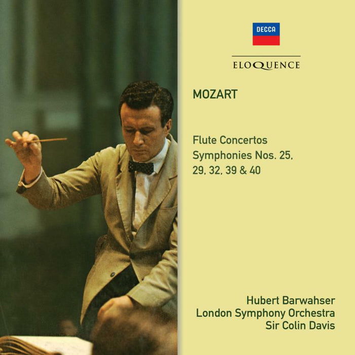 LSO; Hubert Barwahser;Sir Colin Davis: Mozart: Flute Concertos; Symphonies 39, 40, 25, 29, 32 (2CD)