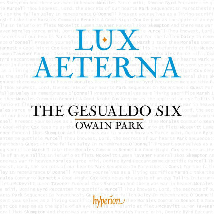 The Gesualdo Six / Owain Park: Lux Aeterna