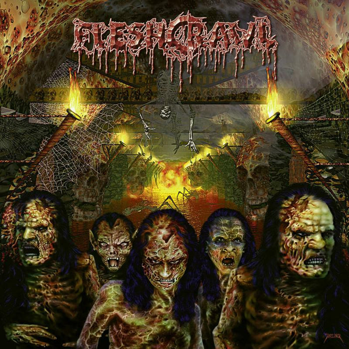 Fleshcrawl: As Blood Rains From The Sky...We Walk The Path Of Endless Fire (LP)