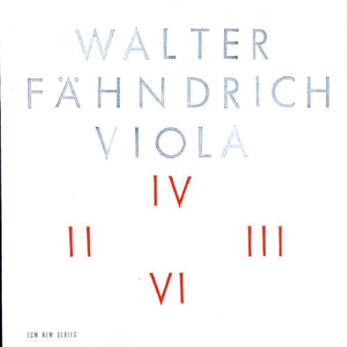 Walter Faehndrich: Walter Fahndrich: Viola Nos. 2, 3, 4 & 6