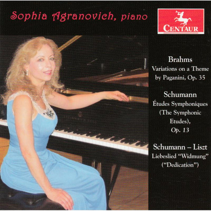 Sophia Agranovich: Brahms: Paganini Variations, Books I and II, Op. 35, Etudes