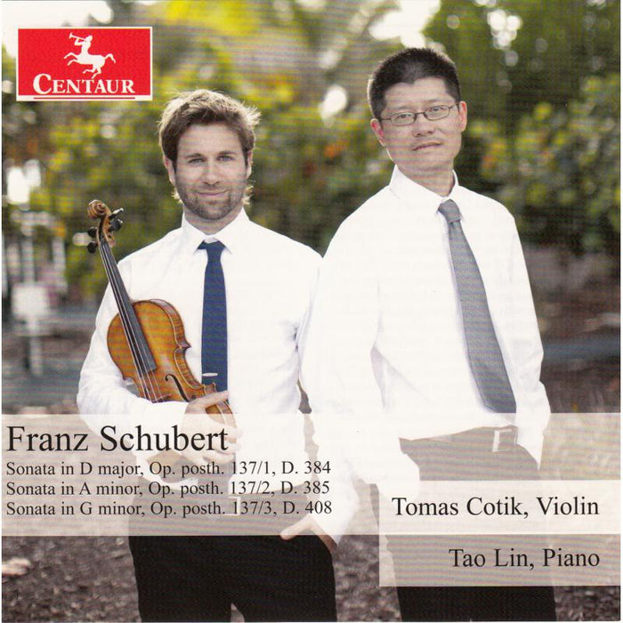 Tomas Cotik & Tao Lin: Schubert: Violin Sonatas
