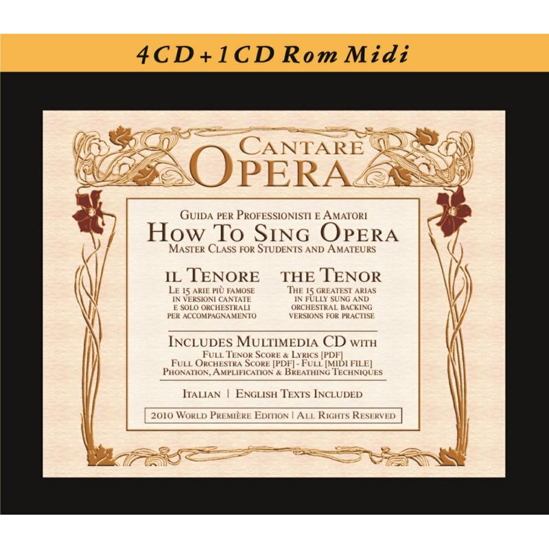 Orchestra Dell'Opera Di Milano: How to Sing Opera - Master Class for Students and Amateurs - The Tenor (5CD)